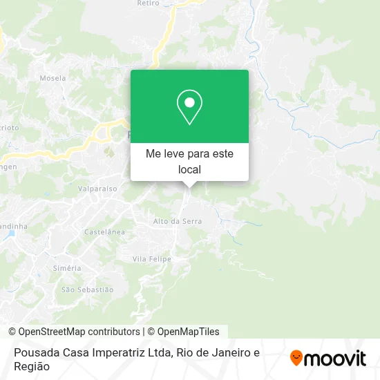 Pousada Casa Imperatriz Ltda mapa