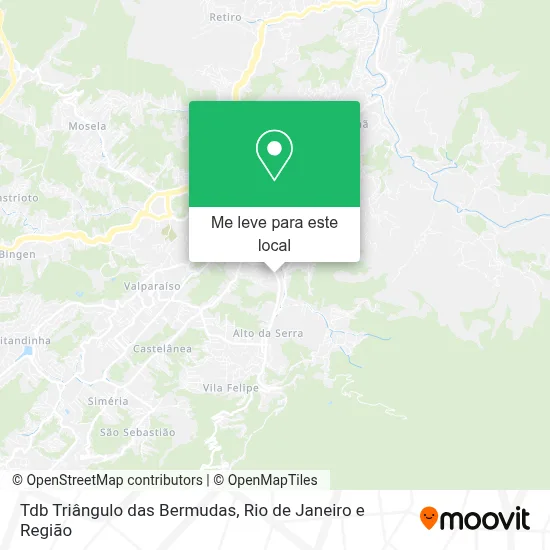 Tdb Triângulo das Bermudas mapa