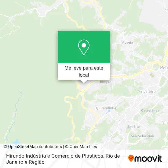 Hirundo Indústria e Comercio de Plasticos mapa