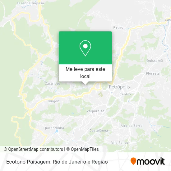 Ecotono Paisagem mapa
