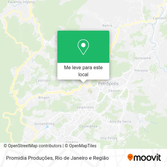 Promidia Produções mapa