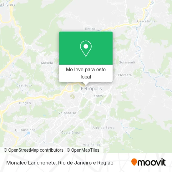 Monalec Lanchonete mapa