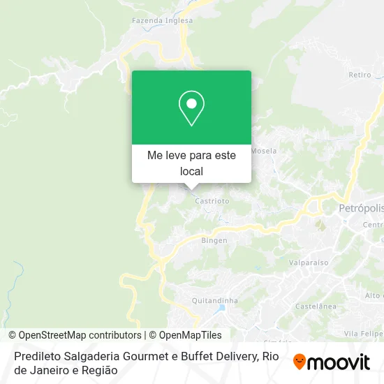 Predileto Salgaderia Gourmet e Buffet Delivery mapa