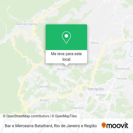 Bar e Mercearia Batalhard mapa