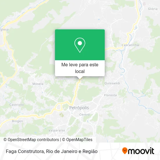 Faga Construtora mapa