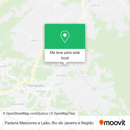 Padaria Messores e Leão mapa