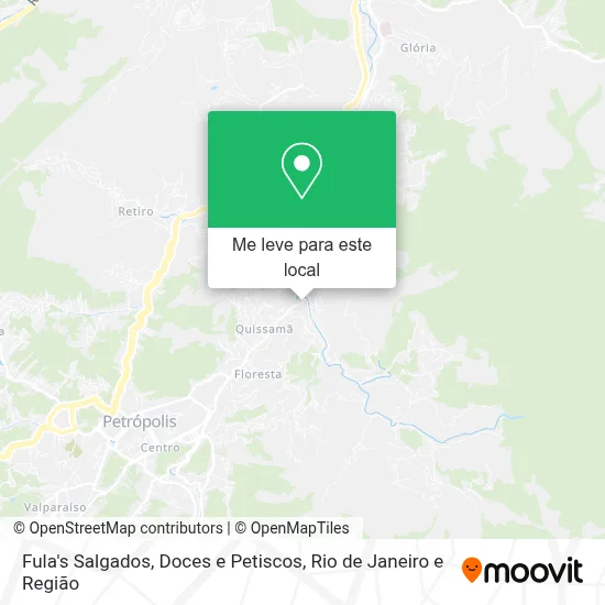 Fula's Salgados, Doces e Petiscos mapa