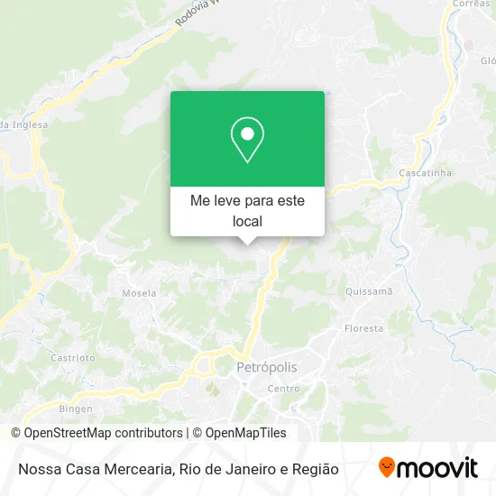 Nossa Casa Mercearia mapa