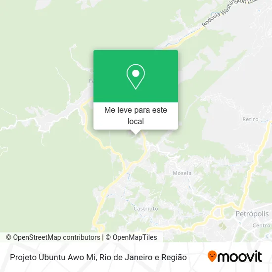 Projeto Ubuntu Awo Mi mapa