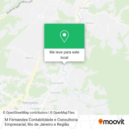 M Fernandes Contabilidade e Consultoria Empresarial mapa