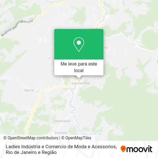 Ladies Indústria e Comercio de Moda e Acessorios mapa