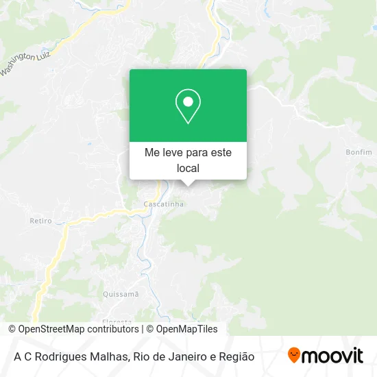 A C Rodrigues Malhas mapa