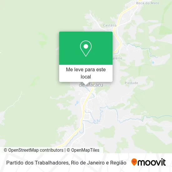 Partido dos Trabalhadores mapa