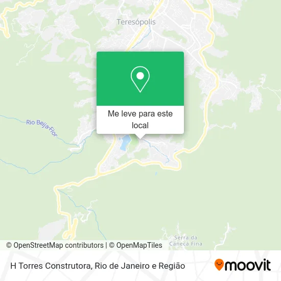 H Torres Construtora mapa