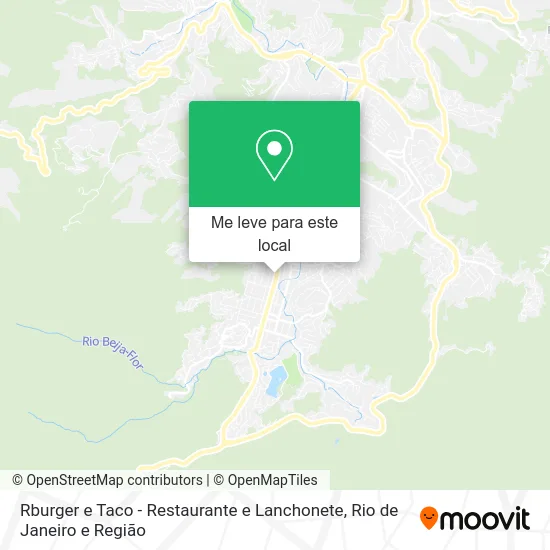 Rburger e Taco - Restaurante e Lanchonete mapa