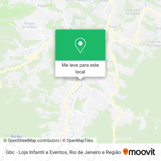 Gbc - Loja Infantil e Eventos mapa