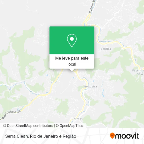 Serra Clean mapa