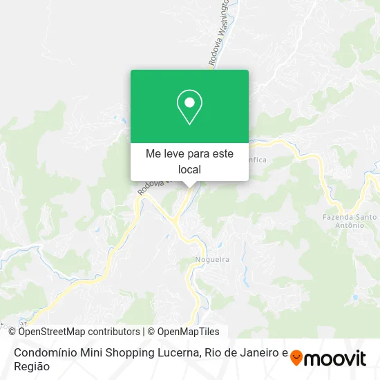Condomínio Mini Shopping Lucerna mapa