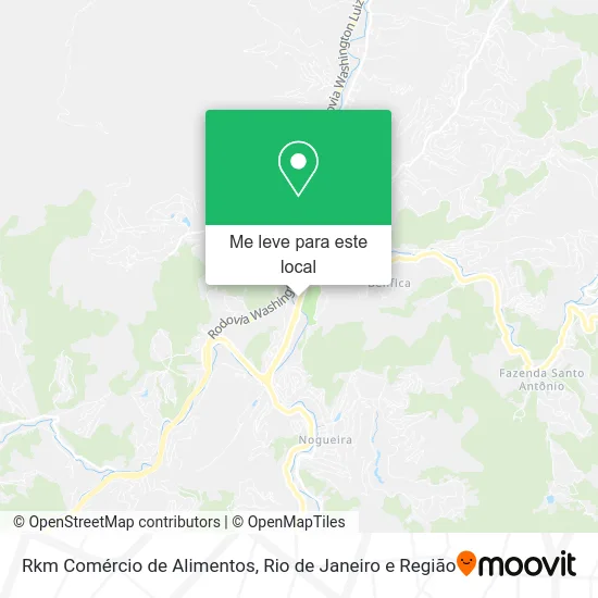 Rkm Comércio de Alimentos mapa
