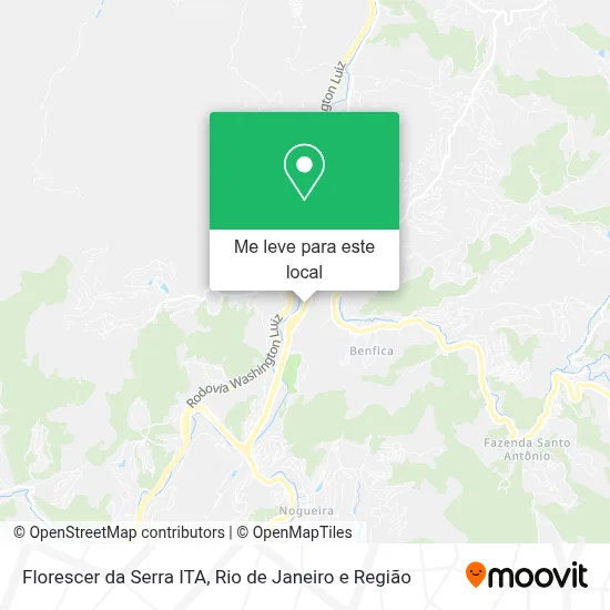 Florescer da Serra ITA mapa