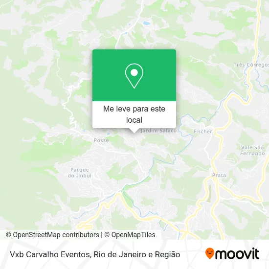 Vxb Carvalho Eventos mapa