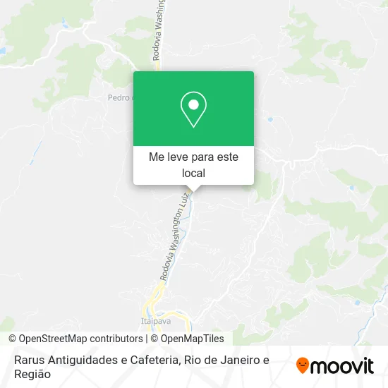 Rarus Antiguidades e Cafeteria mapa
