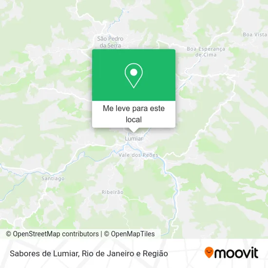 Sabores de Lumiar mapa
