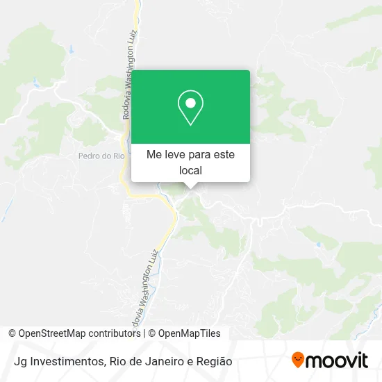 Jg Investimentos mapa