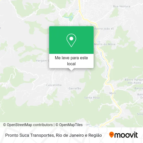 Pronto Suca Transportes mapa
