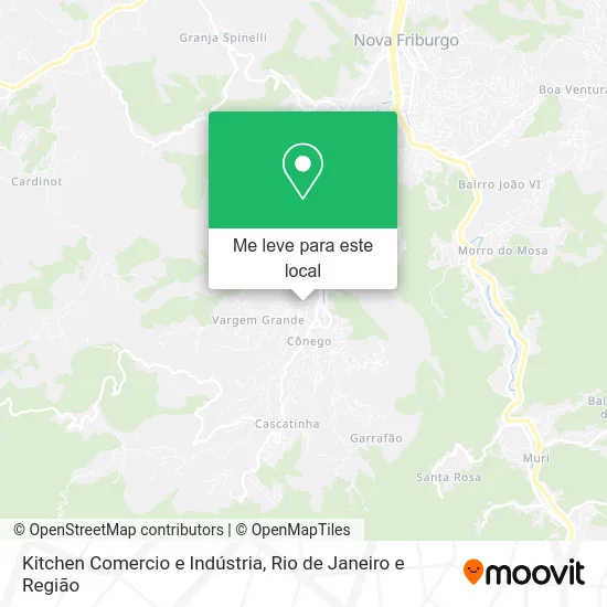Kitchen Comercio e Indústria mapa