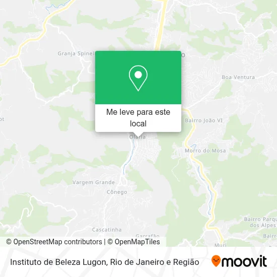 Instituto de Beleza Lugon mapa