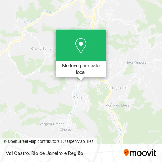 Val Castro mapa