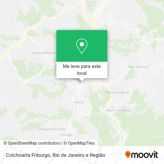 Colchoaria Friburgo mapa