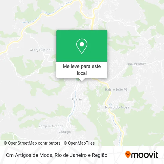 Cm Artigos de Moda mapa
