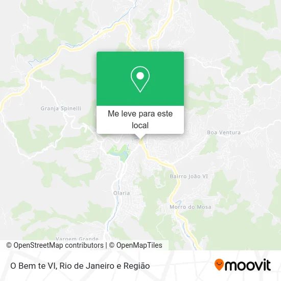 O Bem te VI mapa