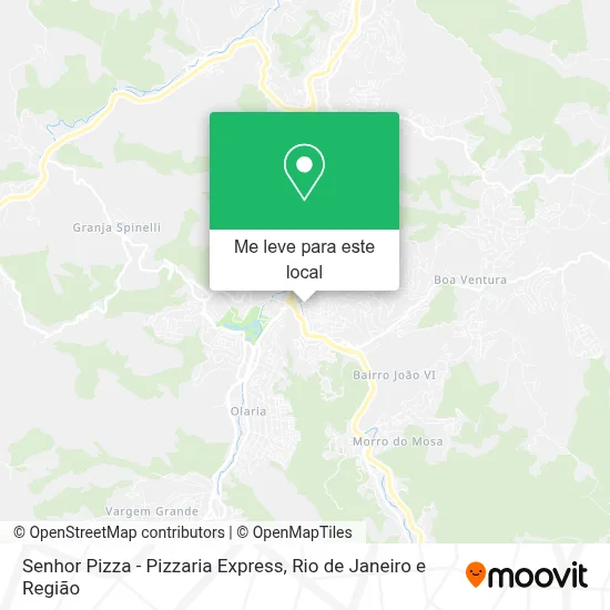 Senhor Pizza - Pizzaria Express mapa