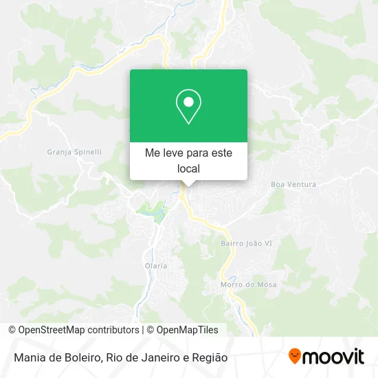 Mania de Boleiro mapa