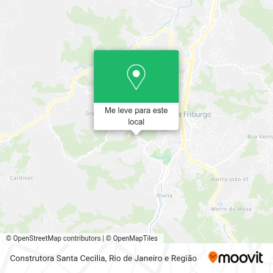 Construtora Santa Cecilia mapa