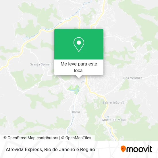 Atrevida Express mapa
