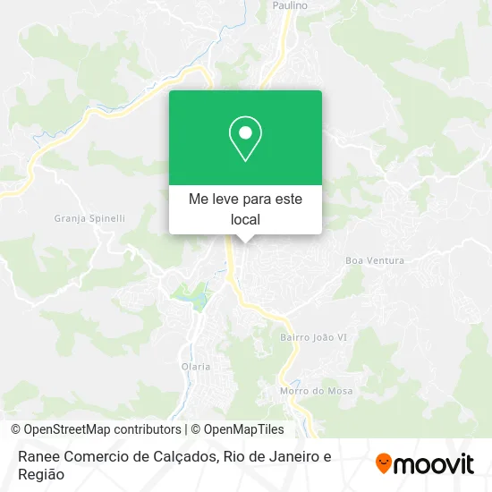 Ranee Comercio de Calçados mapa