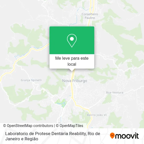Laboratorio de Protese Dentária Reability mapa