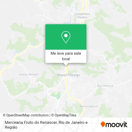 Mercearia Fruto do Renascer mapa