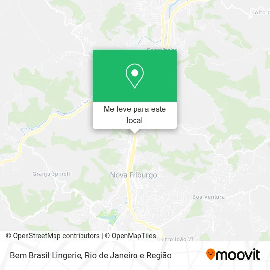 Bem Brasil Lingerie mapa