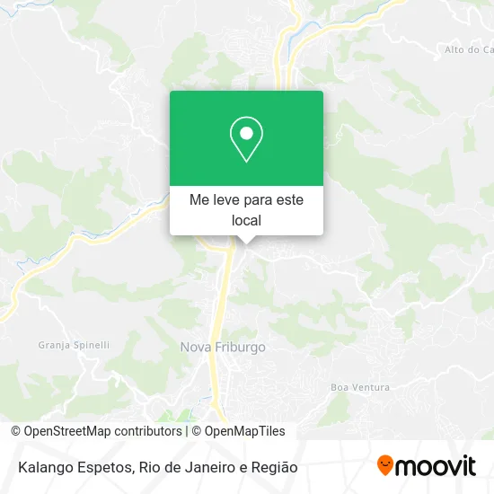 Kalango Espetos mapa