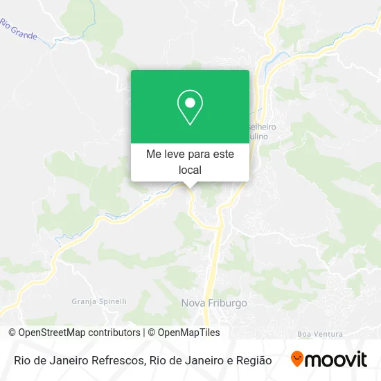 Rio de Janeiro Refrescos mapa