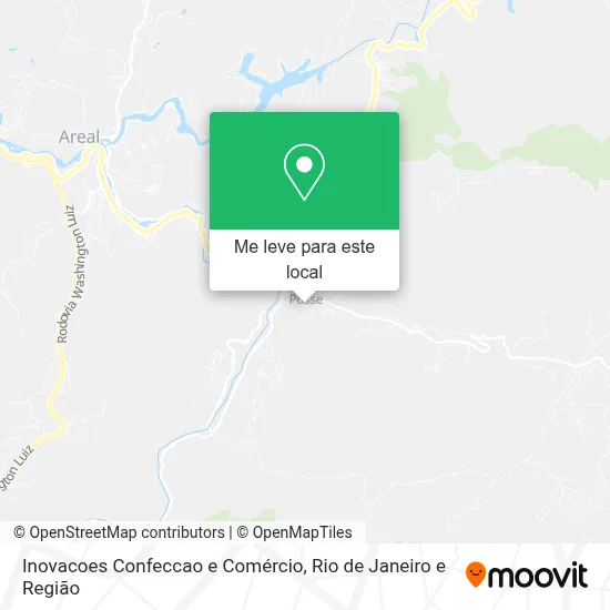 Inovacoes Confeccao e Comércio mapa