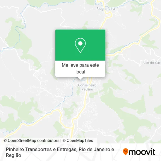 Pinheiro Transportes e Entregas mapa
