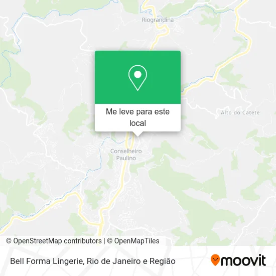 Bell Forma Lingerie mapa