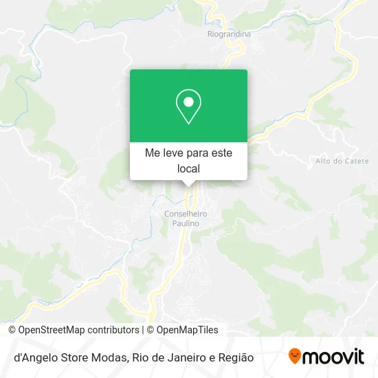d'Angelo Store Modas mapa