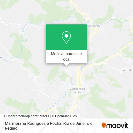 Marmoraria Rodrigues e Rocha mapa